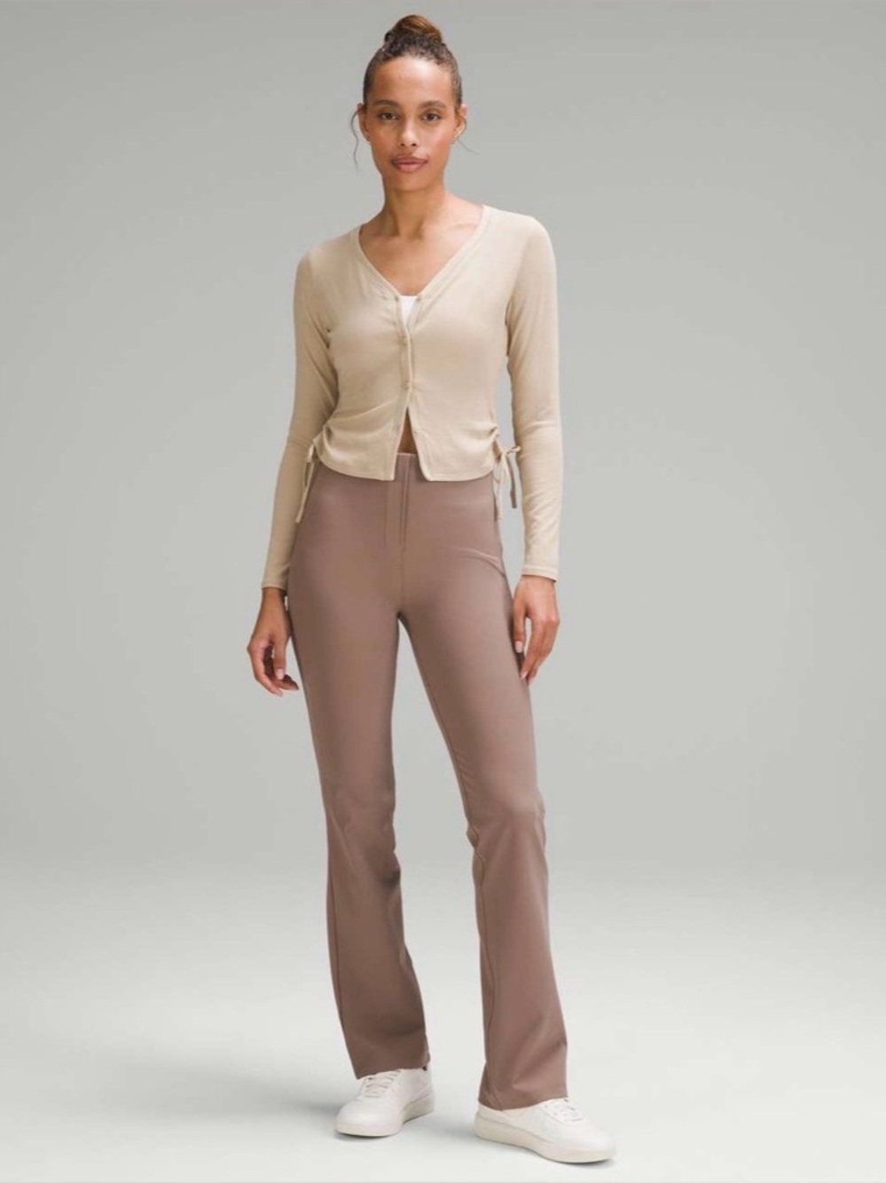 Lululemon Athletica Smooth Fit Pull-On High-Rise pants Tauptastic Brown Pants 10